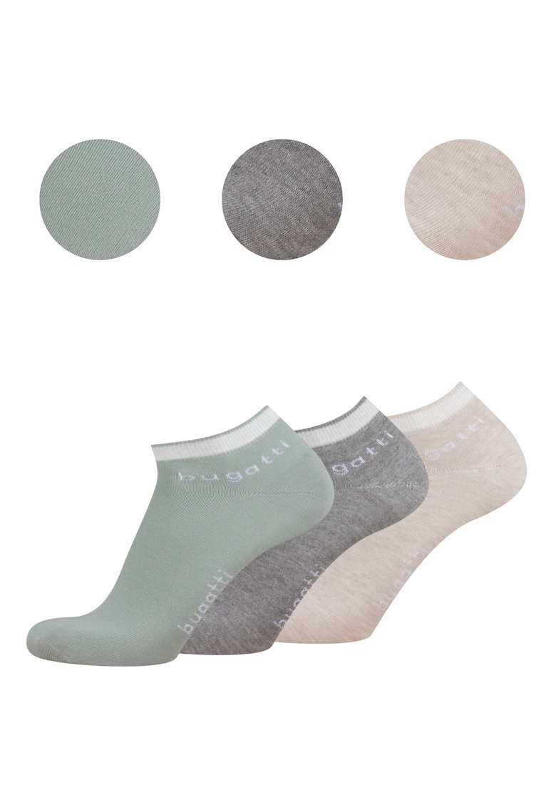 Sosete Scurte Barbati Set 3 Perechi - 6138 - Multicolor