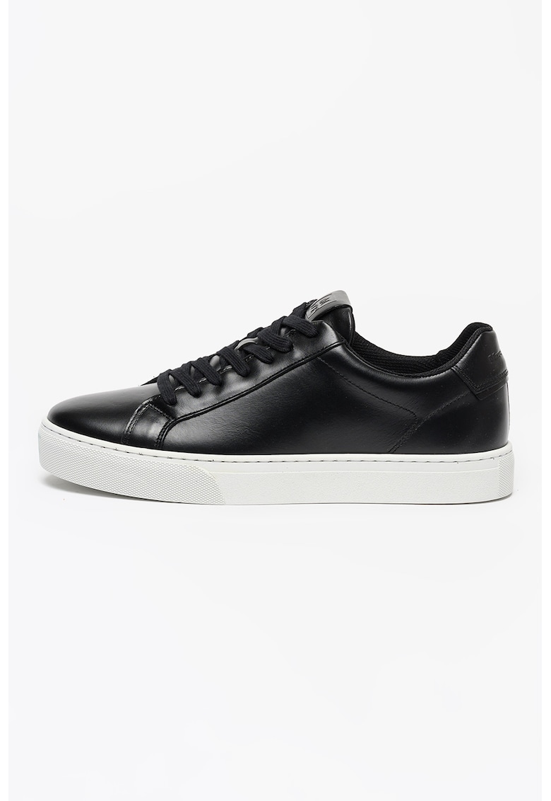 Pantofi sport low-cut Agar din piele - Negru