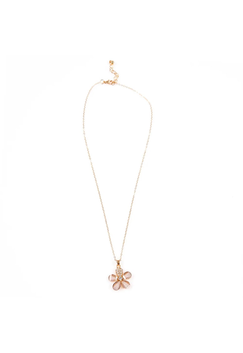 Colier chic cu pandantiv floare aurie