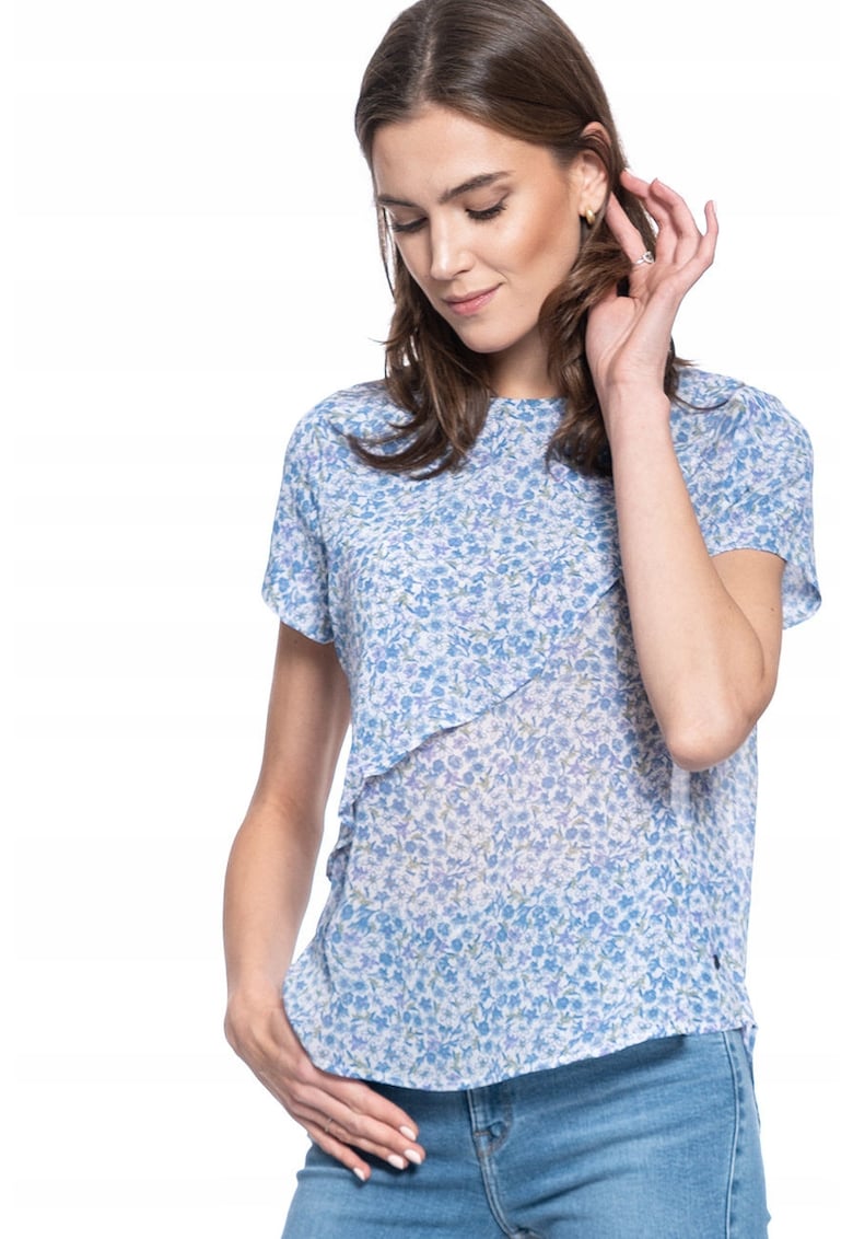 Tricou dama - Elsa Aop Blouse - albastru -