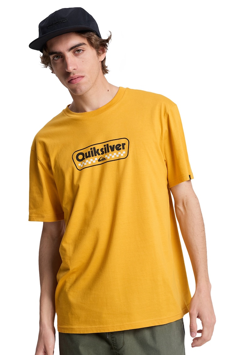 Tricou regular fit de bumbac - Ocru