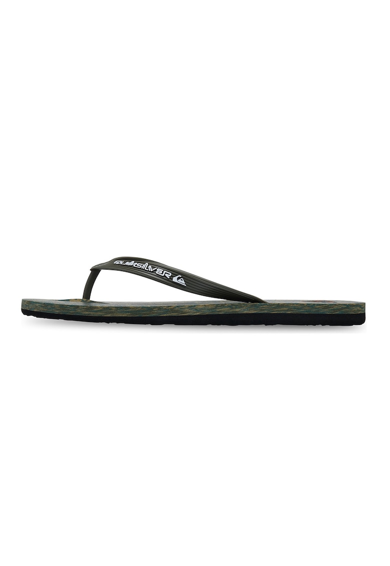 Papuci flip-flop cu logo Molokai - Verde/Maro