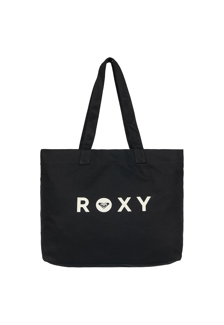 Geanta tote Go For It - Negru/Alb murdar