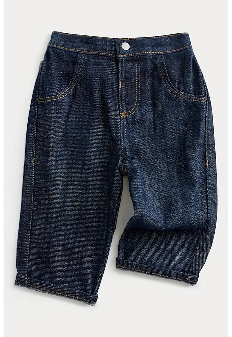 Blugi cu talie elastica - Bleumarin