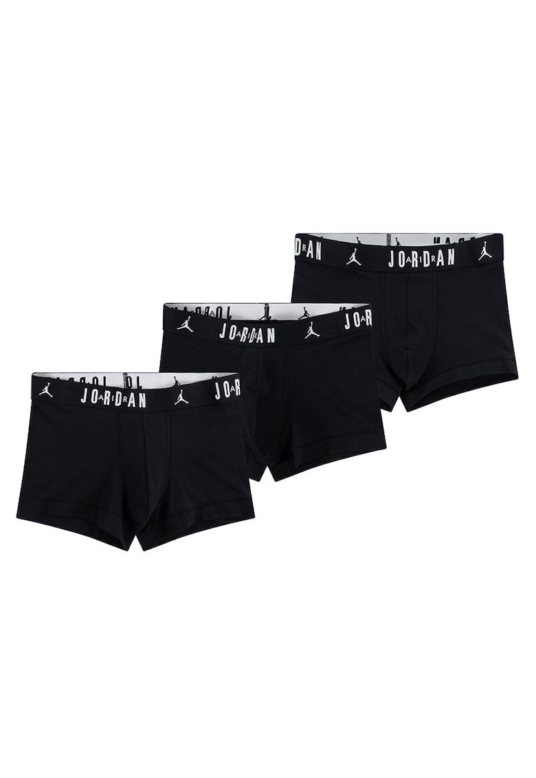 Set 3 Perechi Boxeri Jordan Flight JM0693-023 - Barbati - Negru