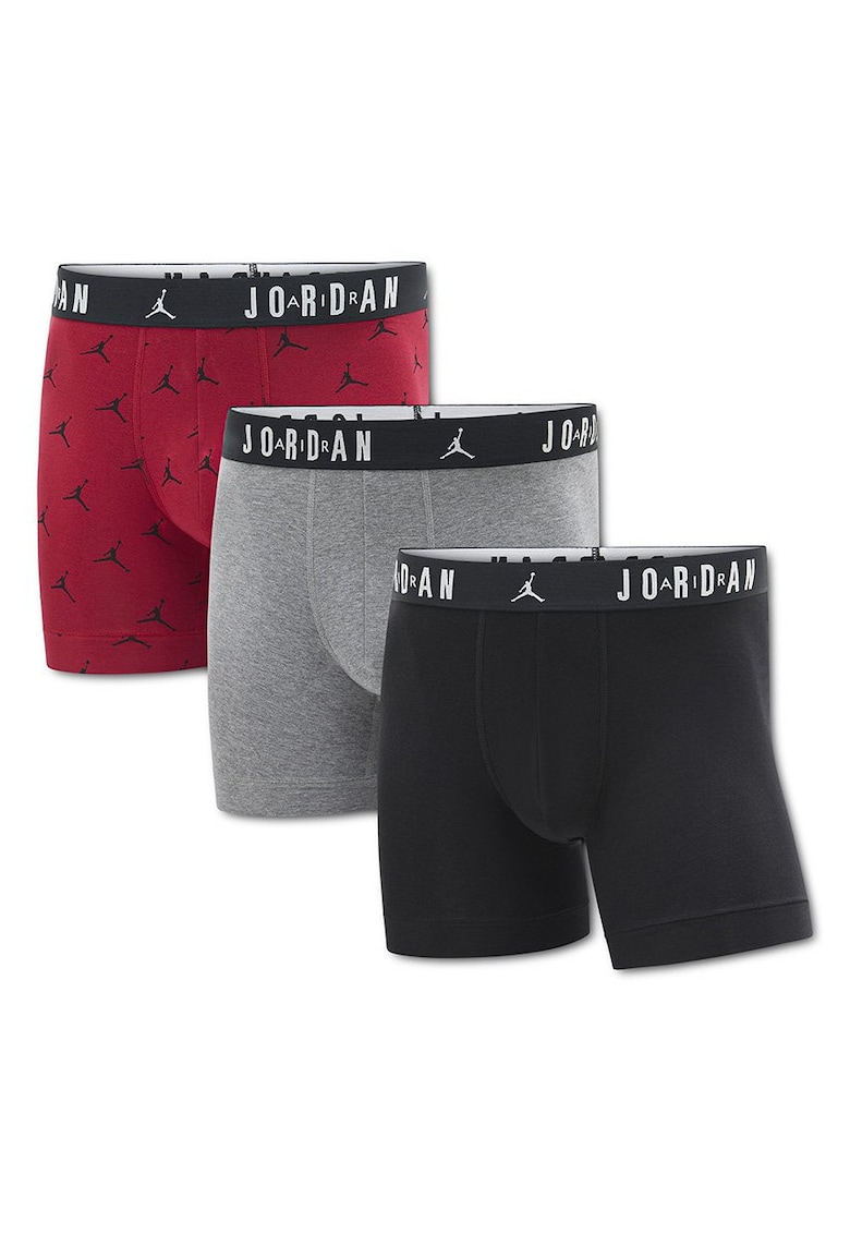 Set 3 Perechi Boxeri Jordan Flight JM0839-R78 - Barbati - Multicolor