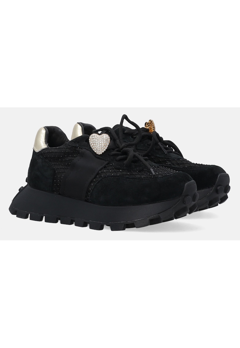 Pantofi sport wedge cu sireturi