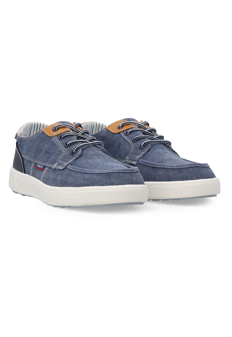 Pantofi din material textil cu varful rotund