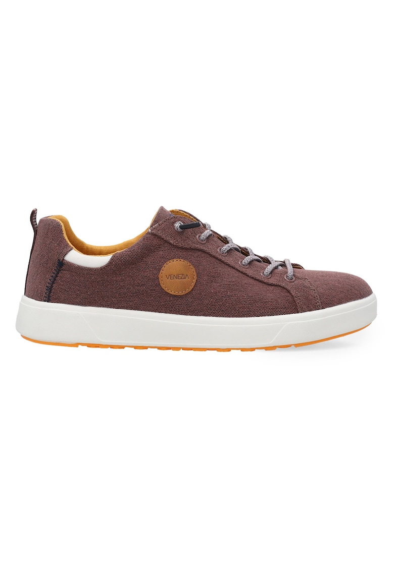 Pantofi sport din material textil - Maro