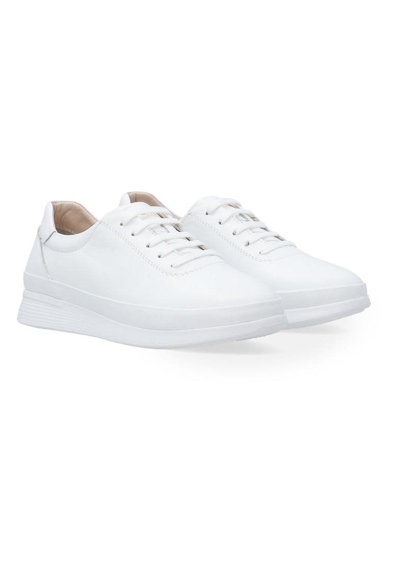 Pantofi sport din piele naturala cu talpa joasa