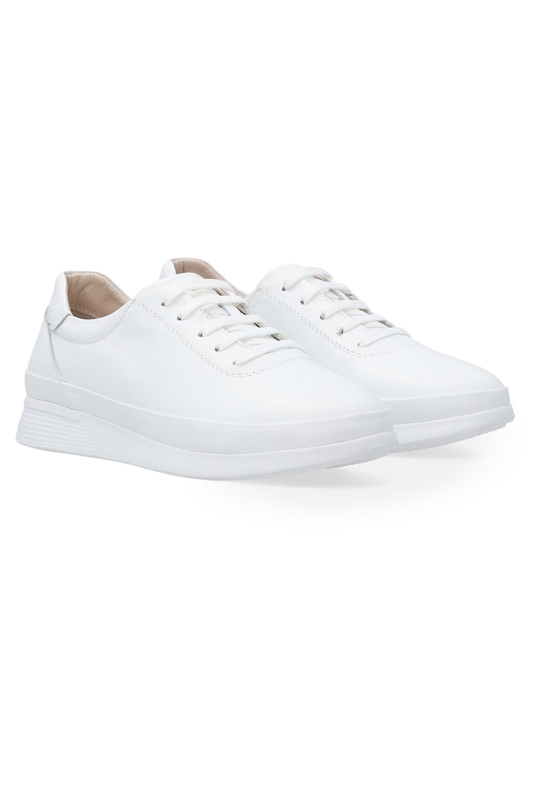 Pantofi sport din piele naturala cu talpa joasa