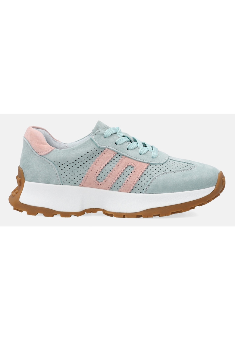 Pantofi sport de piele intoarsa cu sireturi