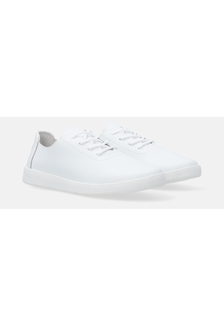Pantofi sport din piele cu model uni