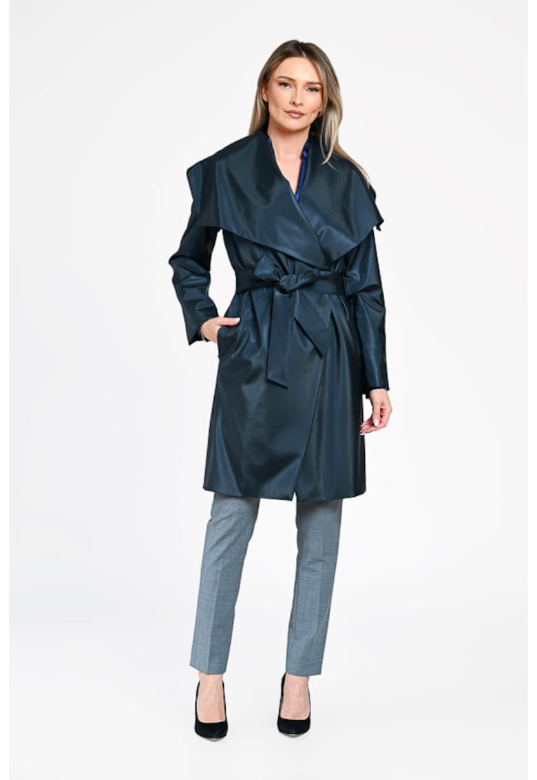Pardesiu dama elegant modern guler amplu Rodika