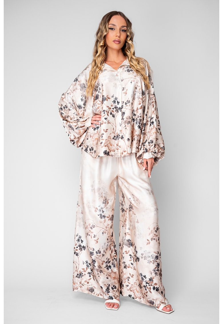 Set Camasa si Pantalon lung Beige 20868 - Bej