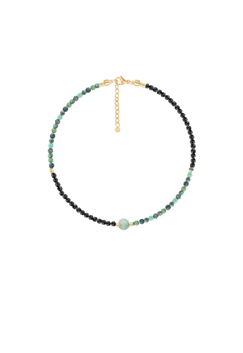 Bratara cu margele din sticla japoneze si amazonit