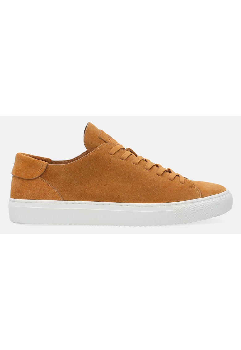 Pantofi sport din piele intoarsa cu profil jos