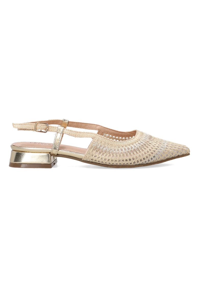 Pantofi slingback cu varf ascutit