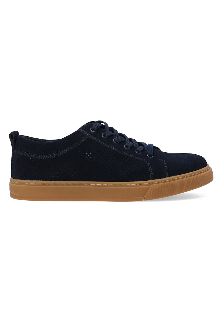 Pantofi sport din piele intoarsa - Bleumarin