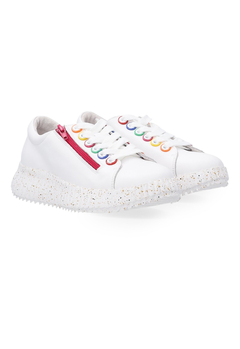 Pantofi sport de piele cu talpa wedge