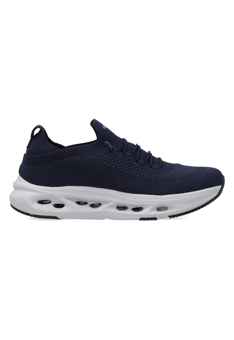 Pantofi sport fara inchidere cu detaliu logo - Albastru marin