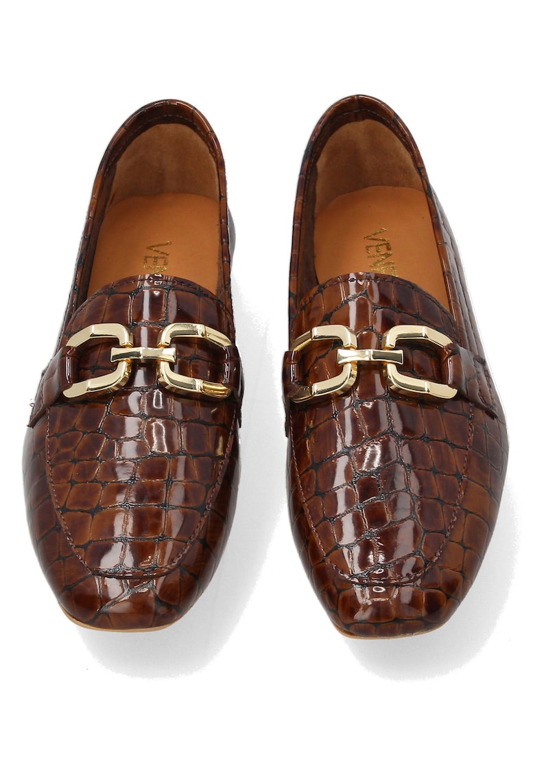 Pantofi Loafer din piele cu model