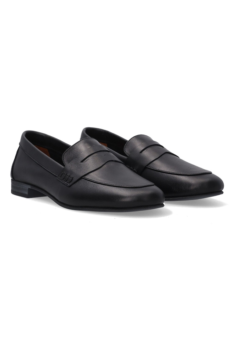 Pantofi loafer din piele naturala cu talpa joasa