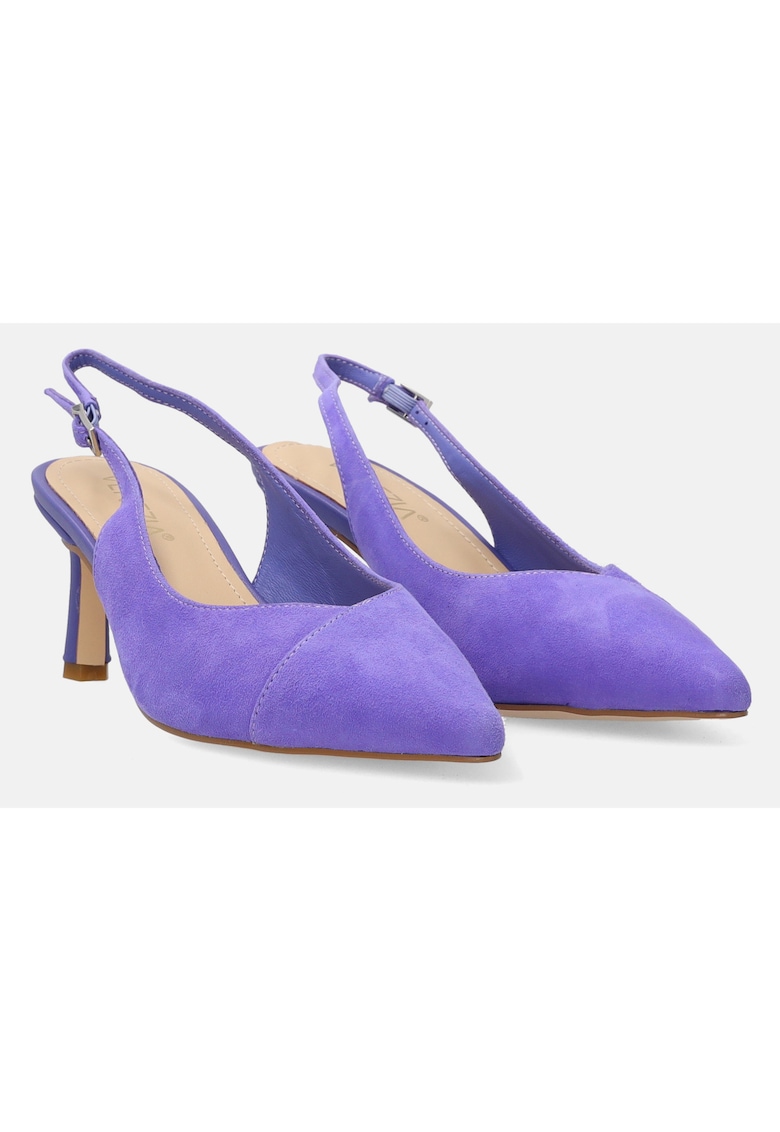 Pantofi cu toc kitten cu varf ascutit