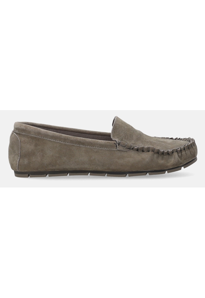 Pantofi loafer din piele intoarsa naturala