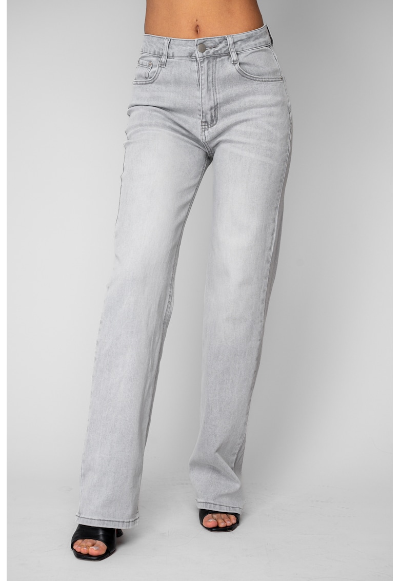 Blugi elastici regular Light Grey 20792 - Gri