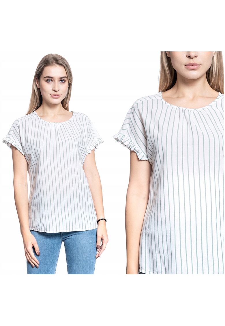 Bluza pentru femei ELSA - alb - bumbac - marime