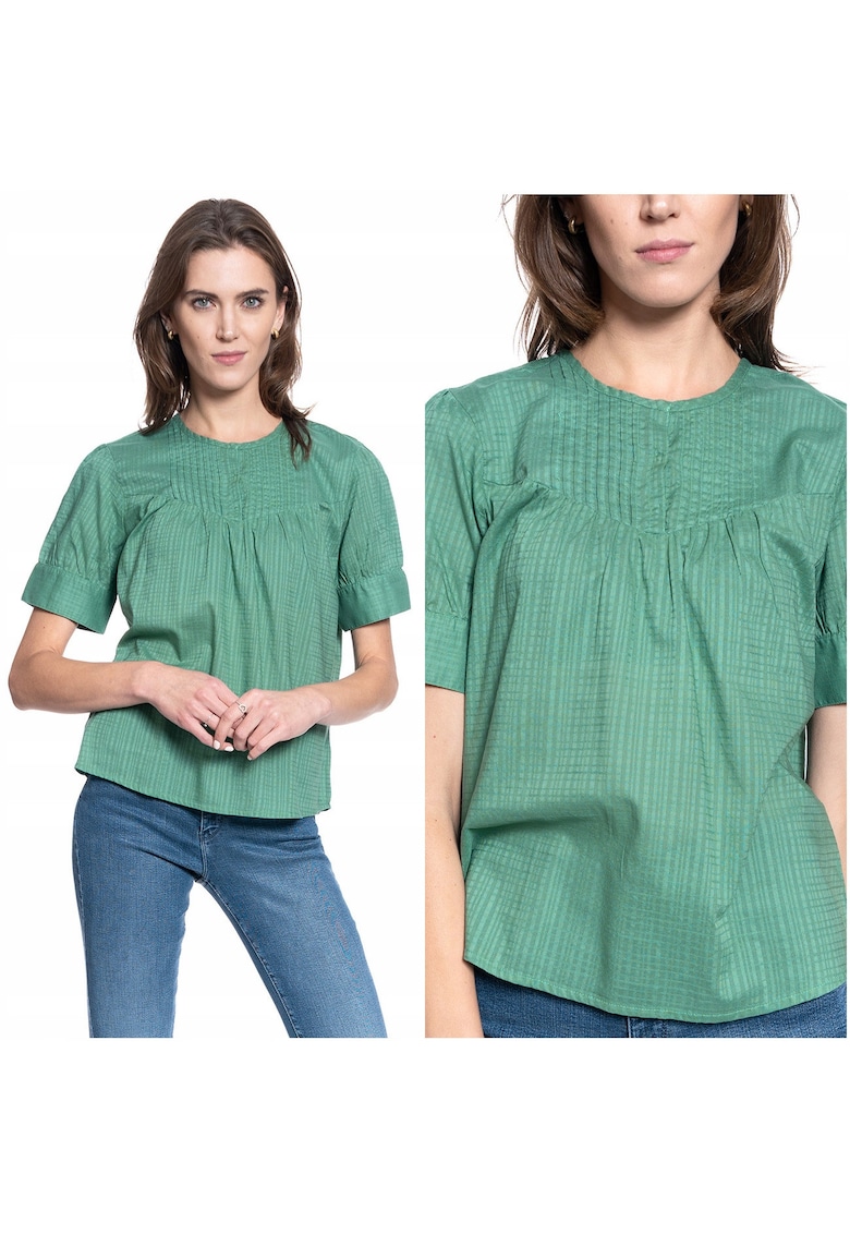 Bluza pentru femei - ELSA CROCHED - verde -