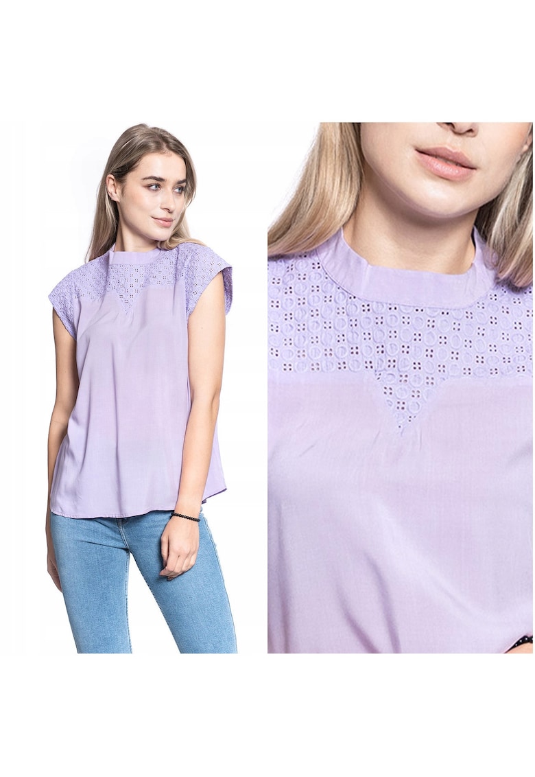 Bluza dama violet - bumbac - marime