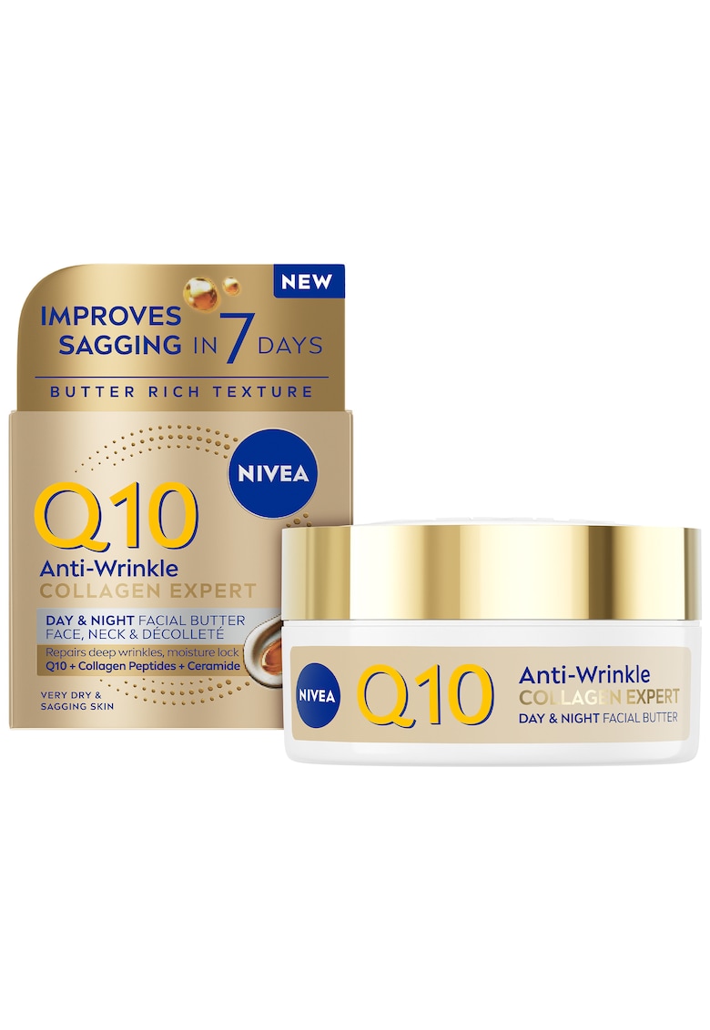 Crema-unt anti-rid pentru fata Q10 Collagen Expert - 50 ml