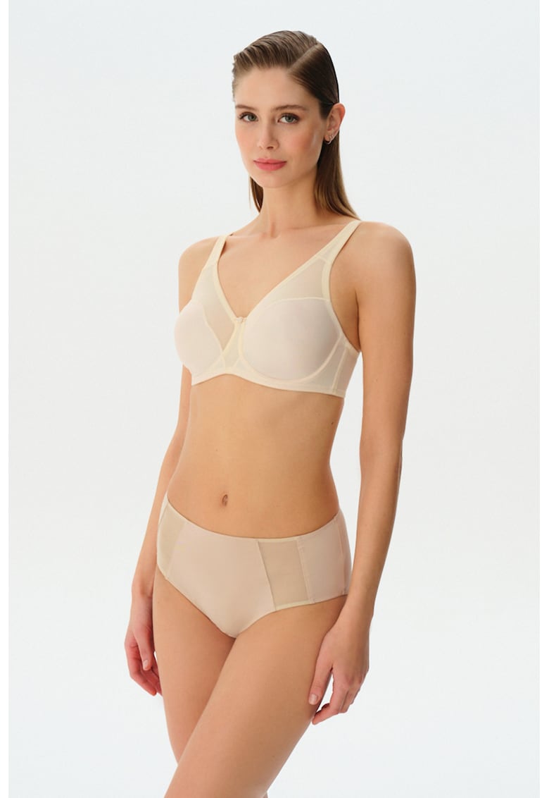 Chiloti hipster cu insertii din plasa