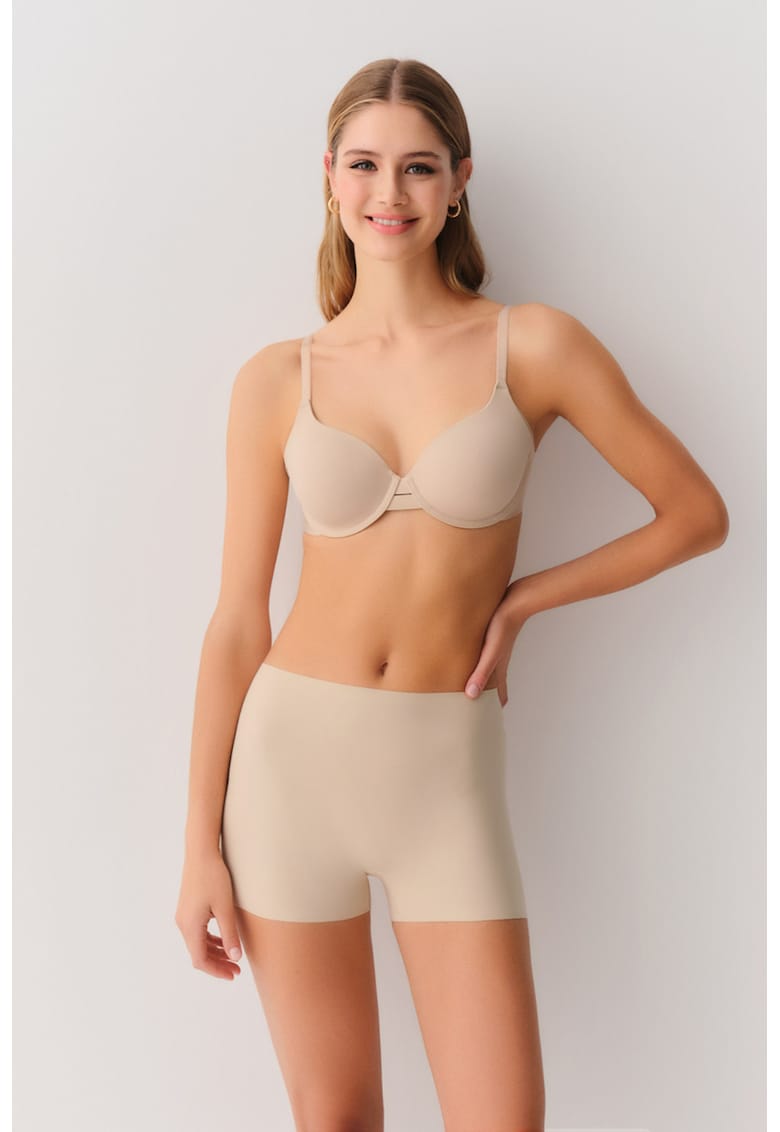 Boxeri fara cusaturi - Bej deschis -