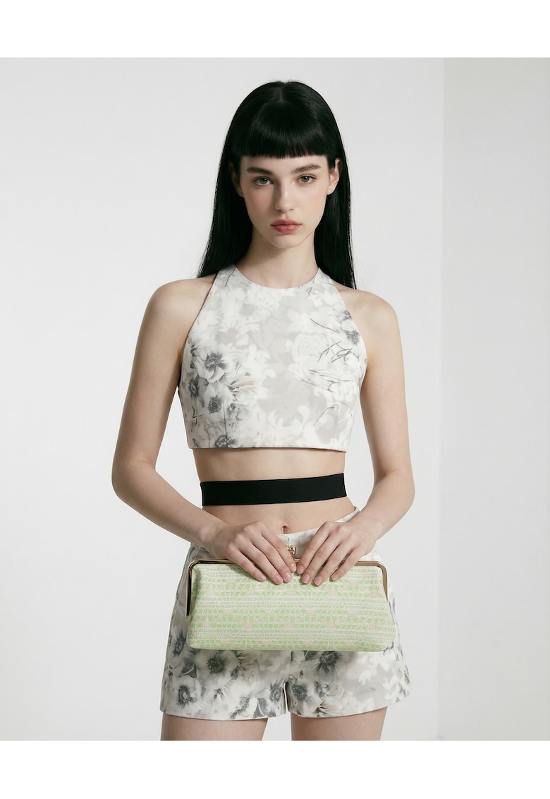 Geanta plic cu o bareta Orlanda - Verde