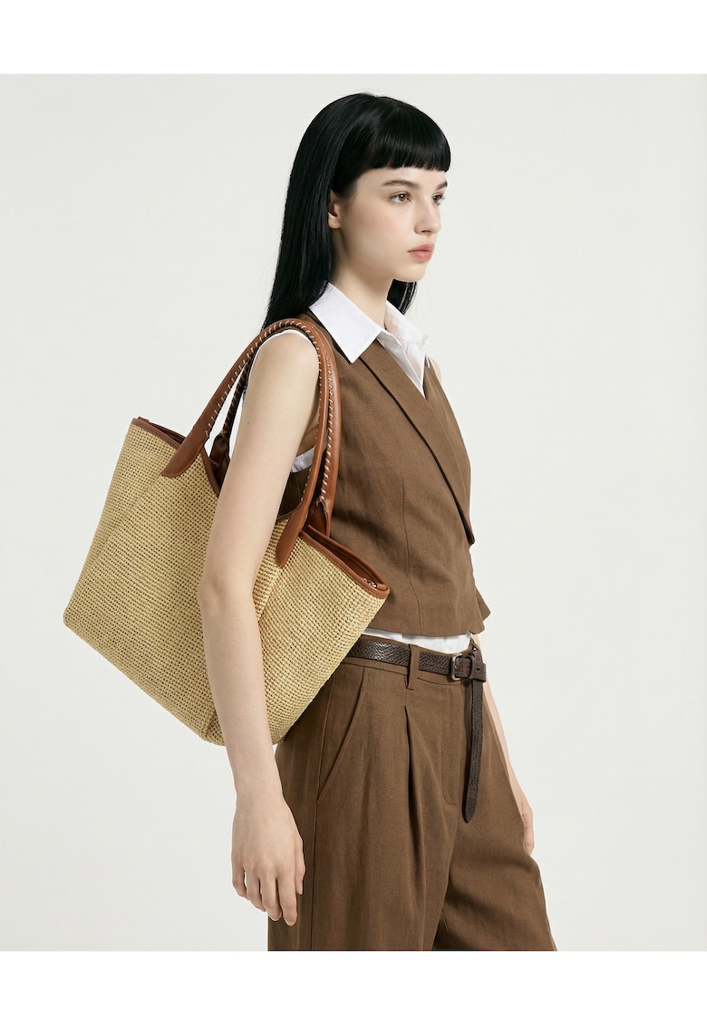 Geanta shopper Valoria Ultra - Bej