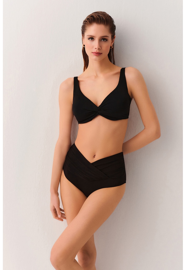 Slip cu talie inalta - Negru