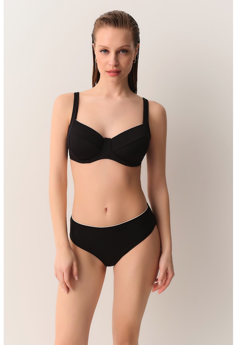 Slip cu model uni - Negru