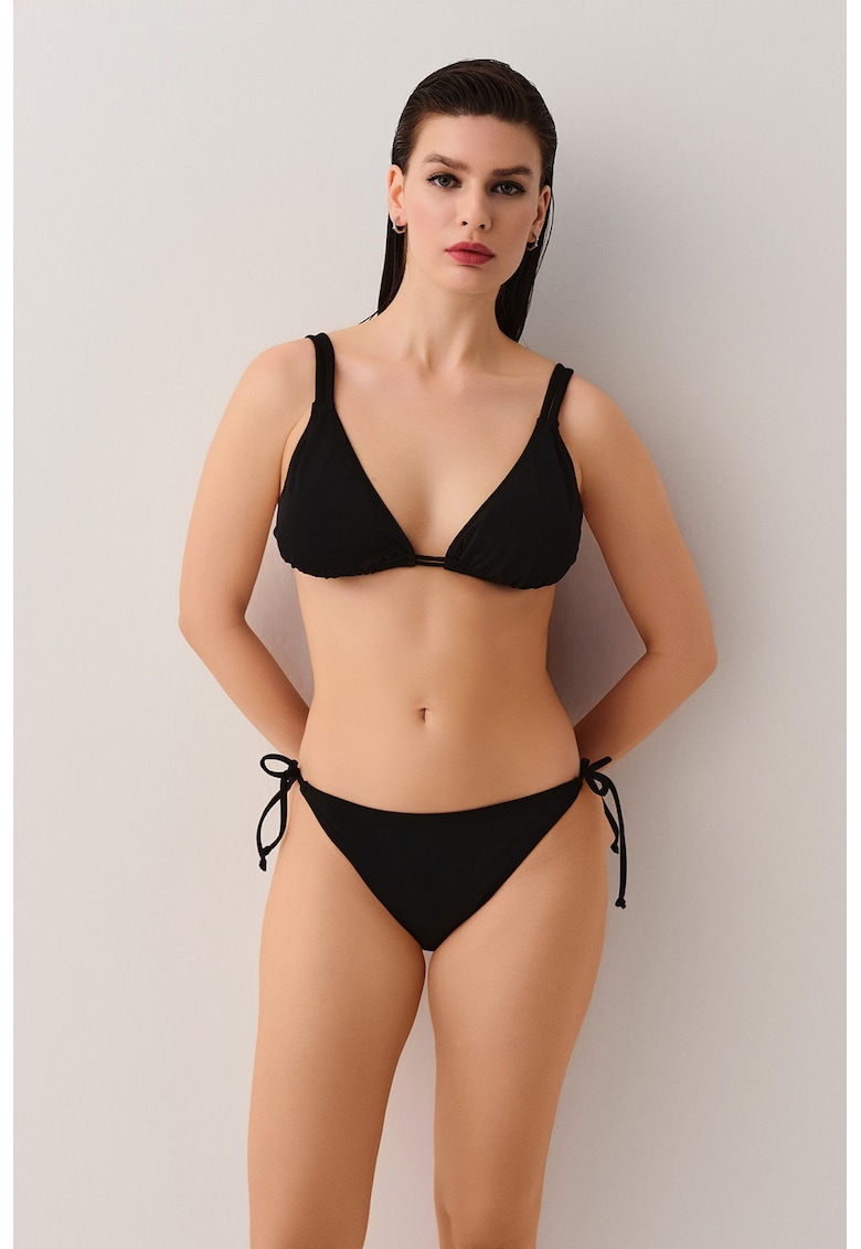 Chiloti cu model uni - Negru