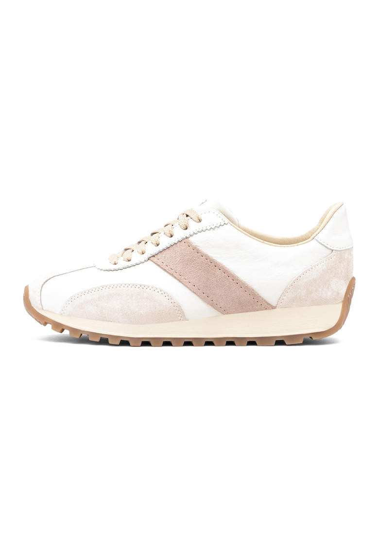 Pantofi sport Patty de piele intoarsa - Roz prafuit - Bej deschis -