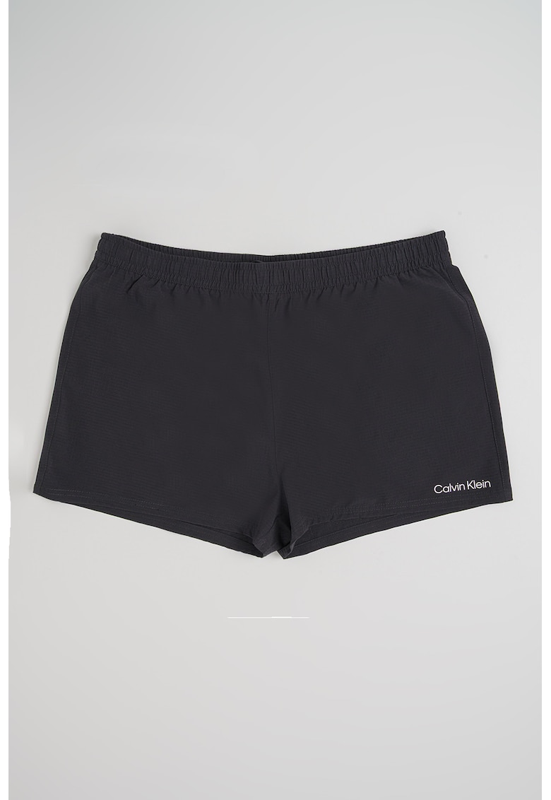 Pantaloni scurti de baie cu logo - Negru carbon