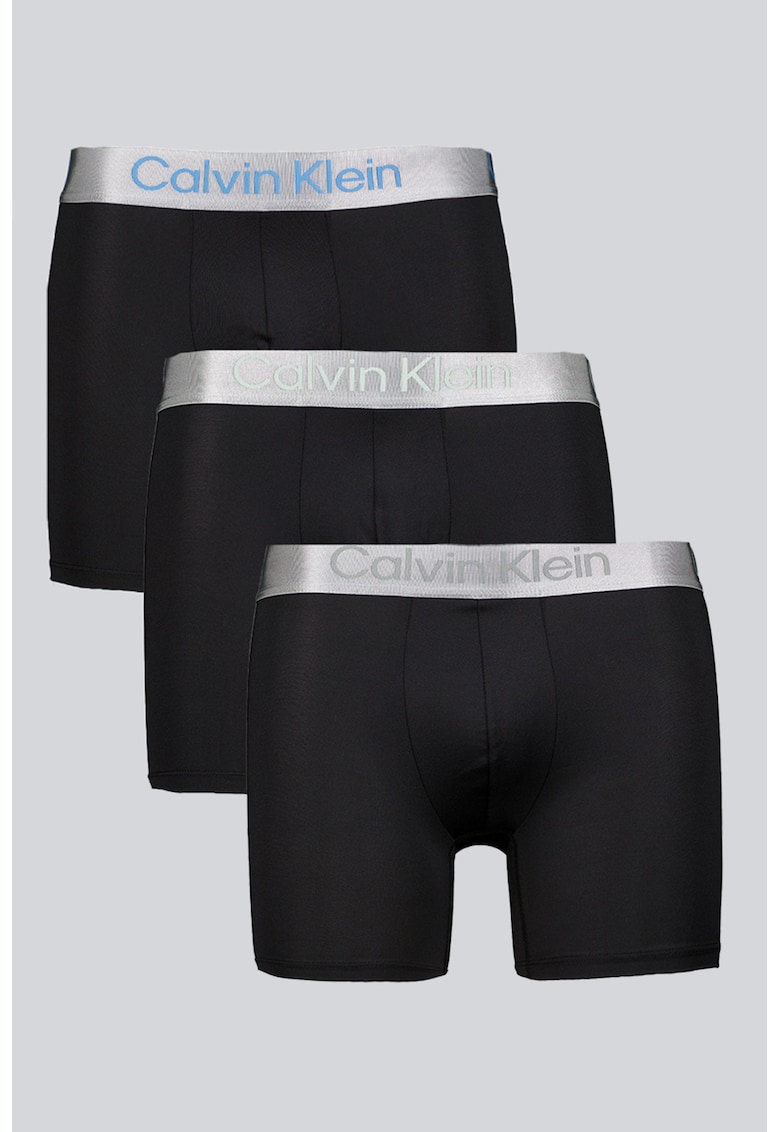 Set de boxeri cu logo - 3 perechi - Negru carbon