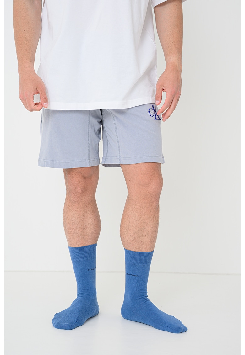 Pantaloni de pijama cu logo - Gri antichizat