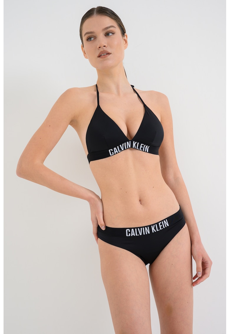 Slip cu logo - Negru