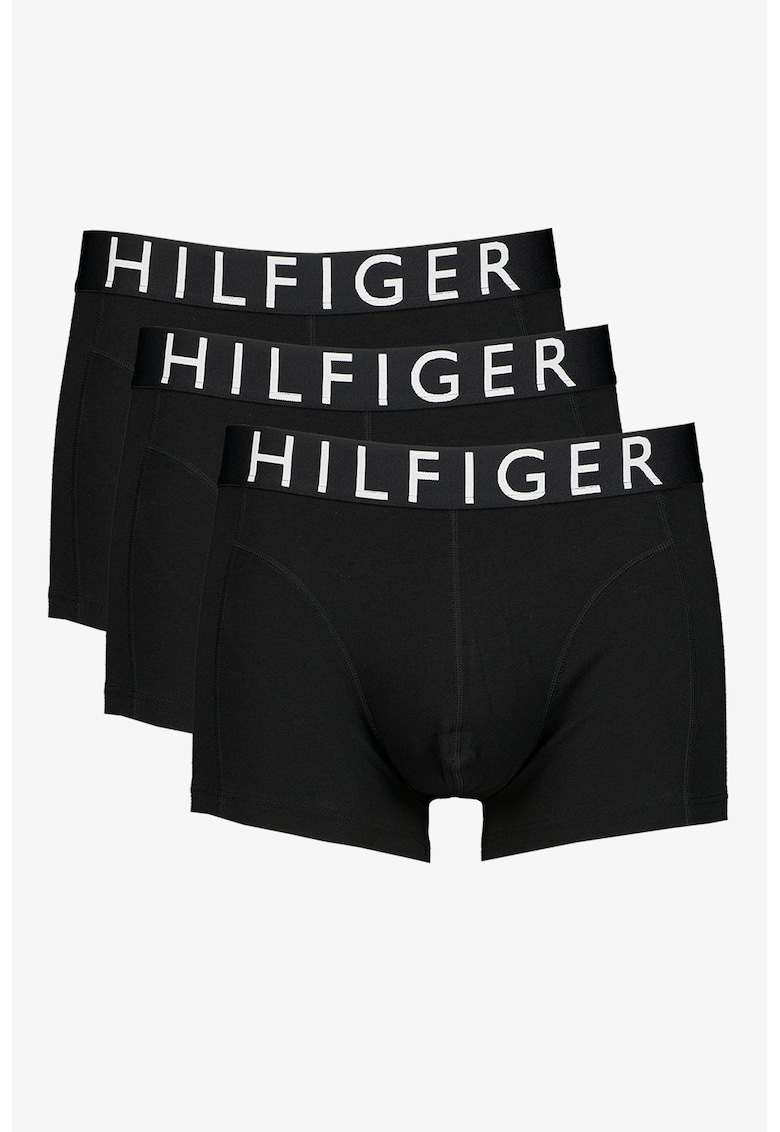 Set de boxeri cu logo - 3 perechi - Negru antracit