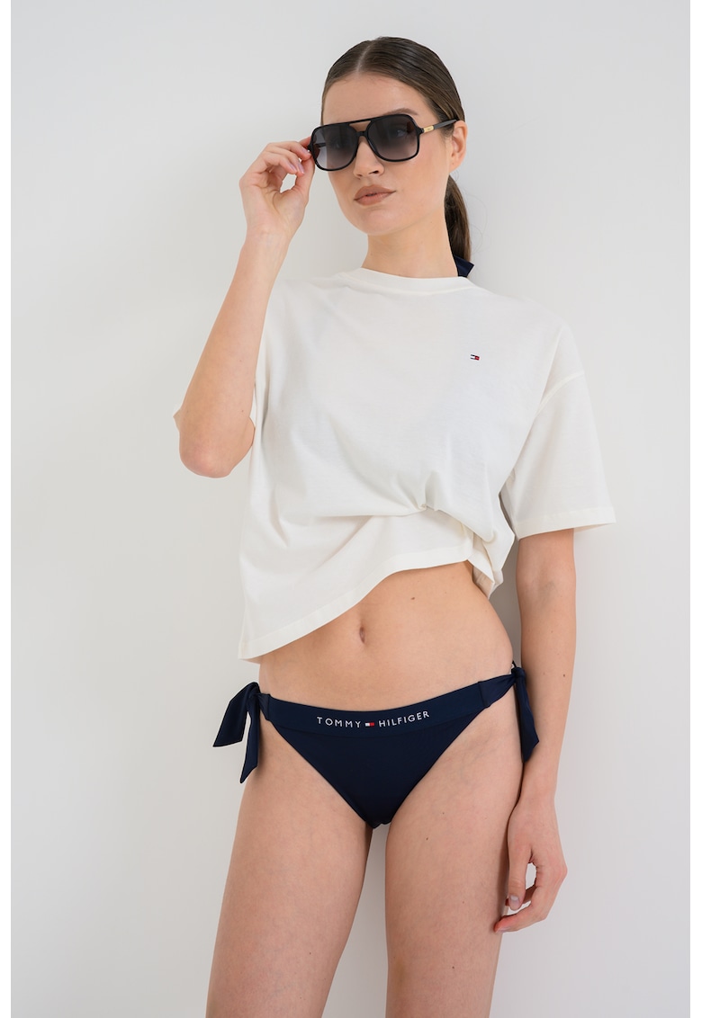 Slip ajustabil cu banda logo - Bleumarin