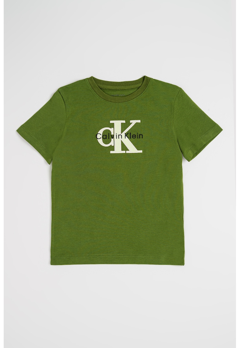 Tricou cu imprimeu logo - Verde