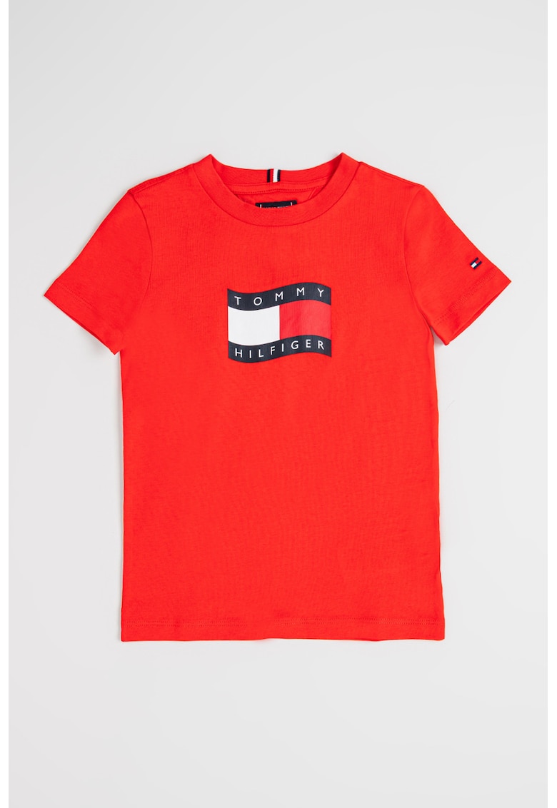 Tricou din bumbac cu imprimeu - Rosu